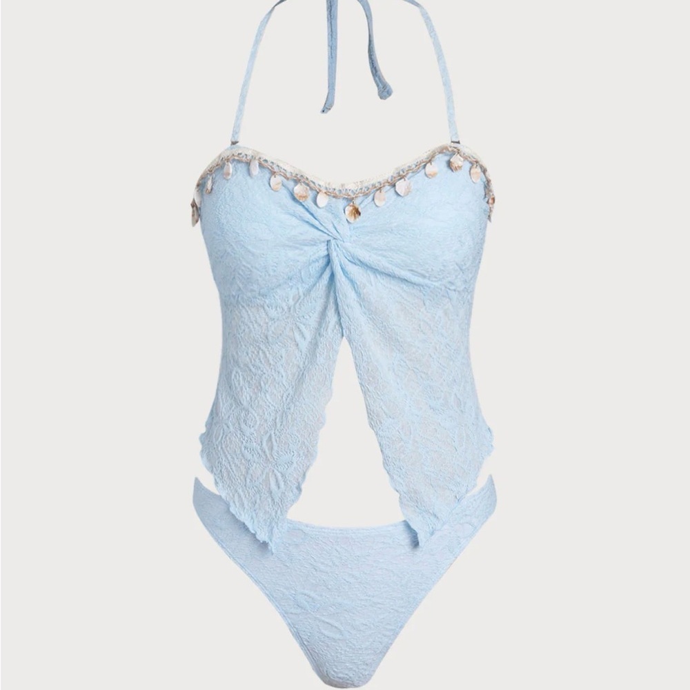 Samiol Medium Light Blue Bikini Set